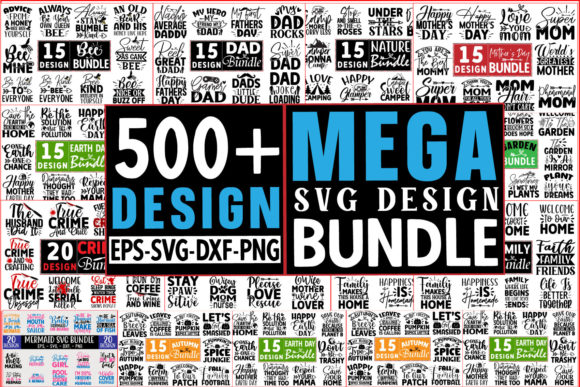 500 SVG Mega Design Bundle: Graphics and Crafts Review