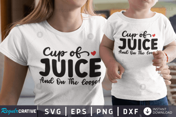 FREE Cup of Juice and on the Loose Graphics for Crafts