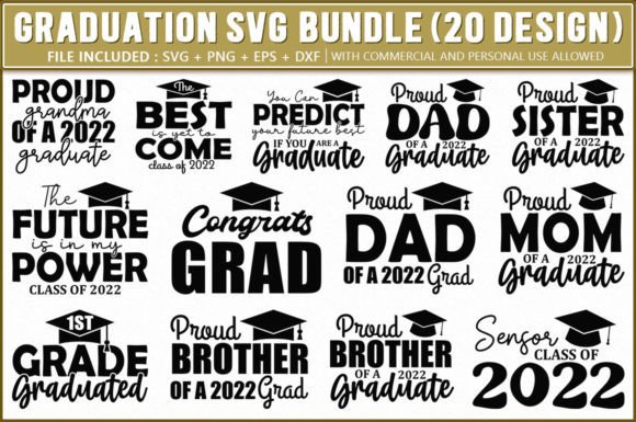 Graduation SVG Mini Bundle for Graphics and Crafts