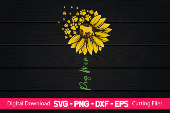 Pug Mom Sunflower Lover Graphics and Crafts Review