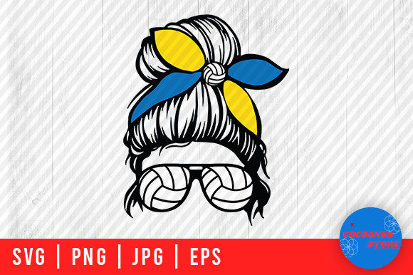 Volleyball Mom Life and Daughter Svg Graphics for Crafts